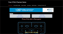 Desktop Screenshot of pacman-master.com