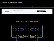 Tablet Screenshot of pacman-master.com